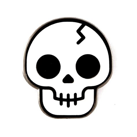 Skull Enamel Pin - Etsy | Easy skull drawings, Skulls drawing, Skull drawing