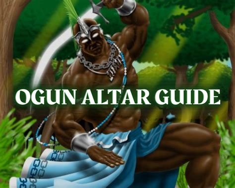 How to Work With Ogun: Orisha Altar Guide Printable Ogoun Altar Guide ...