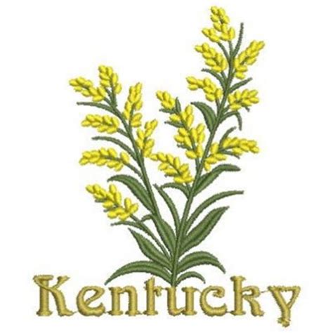 Kentucky State Flower Machine Embroidery Design | Embroidery Library at ...