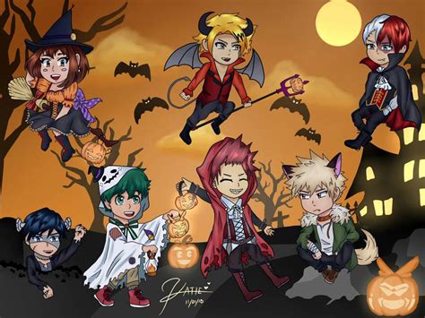 My Hero Academia Halloween Wallpapers - Wallpaper Cave