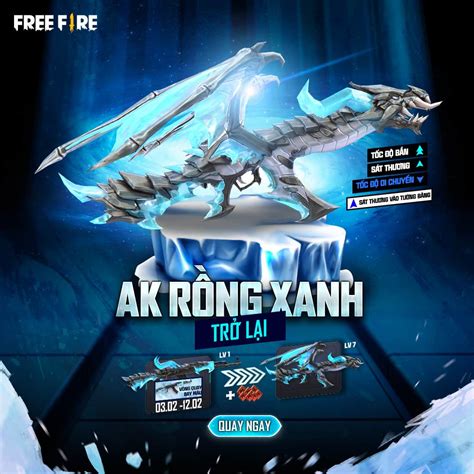 Ảnh Ak Rồng Xanh LV7 [102+ Hình Vẽ Súng Free Fire Ak Rồng Xanh]