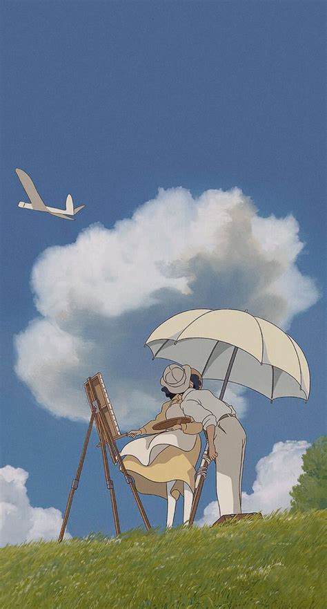 studio ghibli movies lockscreens!! please like or... | Anime scenery ...