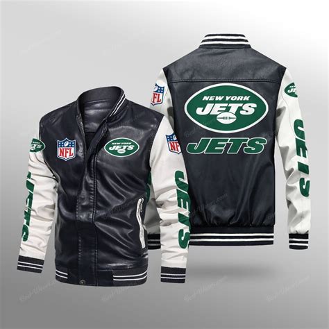 New York Jets MTE2425 Leather B.0.m.ber Jacket 2D – Meteew