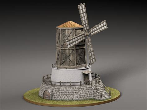 3D model old windmill - TurboSquid 1285077