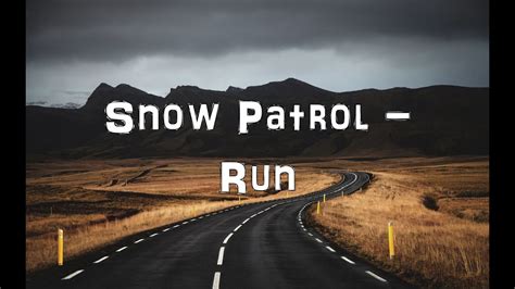 Snow Patrol - Run [Acoustic Cover.Lyrics.Karaoke] - YouTube