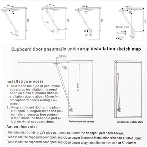 Gas struts for cabinets | gas shocks for cabinet doors | Meru Timber