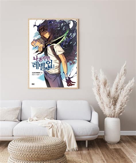 Solo Leveling Poster Original Anime Poster Canvas Poster | Etsy