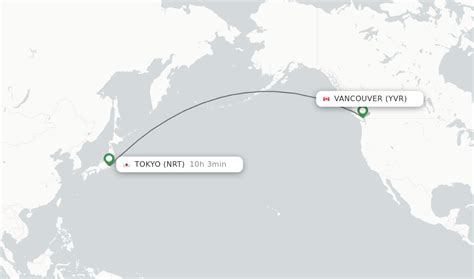 Direct (non-stop) flights from Vancouver to Tokyo - schedules - FlightsFrom.com