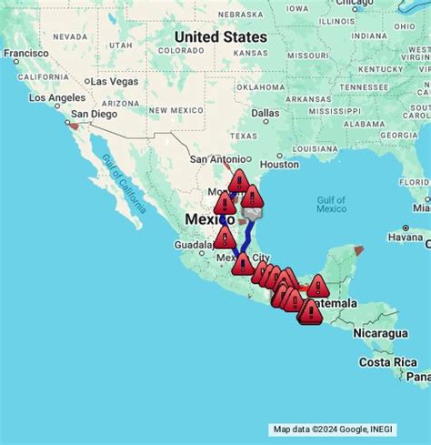 Map Of Mexico Google Maps – Get Map Update