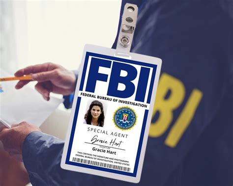 PRINTABLE Gracie Hart Id, FBI, Id Badge, Cosplay Accessories, Replica, Id Card, Name Badge ...