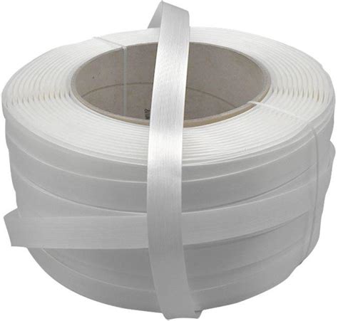 White Plain Long Life cordstrap polyester strapping, Packaging Type : Corrugated Box at Rs 2.50 ...