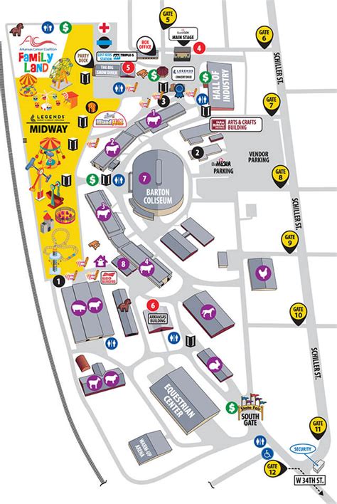 Fair Map | Arkansas State Fair - 2023 Guide