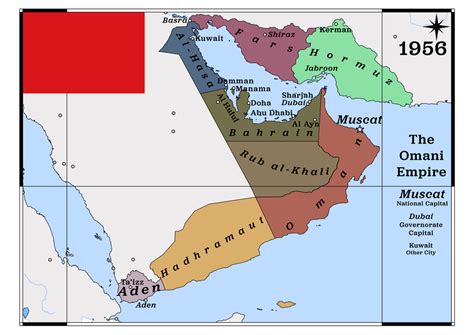 The Omani Empire in 1956 [11692x8267] : imaginarymaps