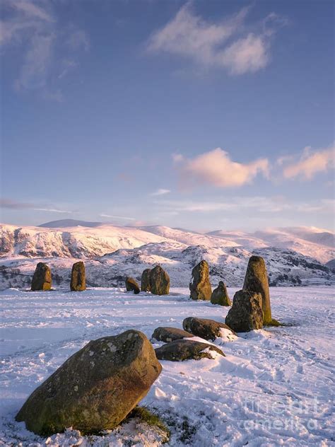 Castlerigg Stone Circle Winter No1 by George Hodlin