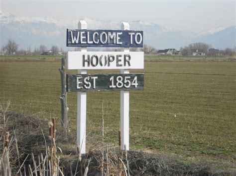 The Mystery Of Utah History: Hooper, Utah: Pioneer Settlement, from Muskrat Springs to Incorporation