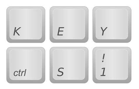 Clipart Keyboard Keys
