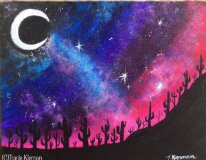 Galaxy Painting - Step By Step Acrylic Painting Tutorial