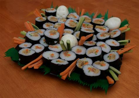 Sushi platter by SkinnedRat on DeviantArt