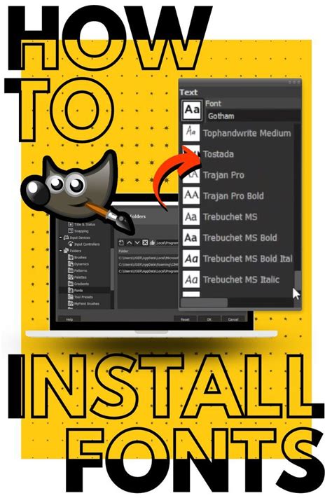 Install New Fonts in GIMP Easily! in 2022 | Gimp tutorial, Gimp, New fonts