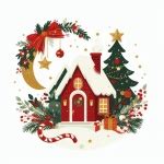 Merry Christmas Festive Image Free Stock Photo - Public Domain Pictures