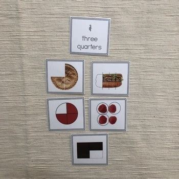 Montessori Inspired Fraction identification and sorting by Montessorikiwi