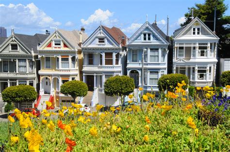 Painted Ladies 2, San Francisco, Photo by John Ecker | pantheon ... San Francisco Travel, San ...