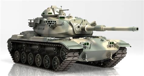 Gun Tank M60 Patton IV 3D Model in Tank 3DExport