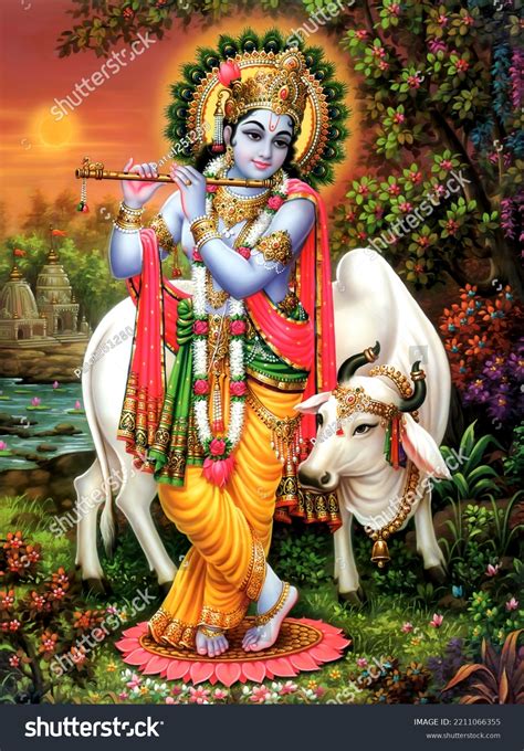 114 Krishna Bansuri Cow Images, Stock Photos & Vectors | Shutterstock