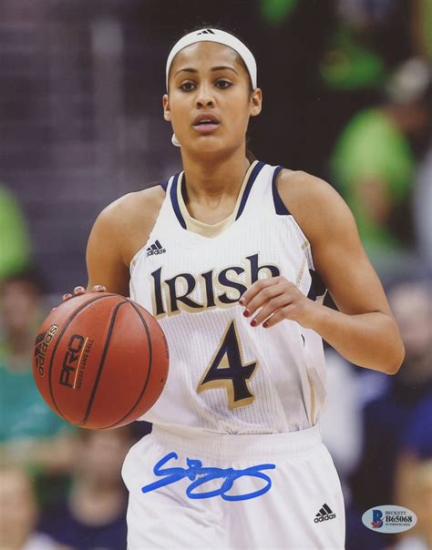 Skylar Diggins-Smith Signed Notre Dame Fighting Irish 8x10 Photo ...