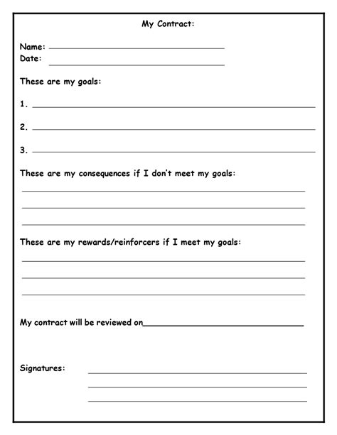 Student Behavior Contract, Behavior Plans, Classroom Behavior Management, Think Sheet, Anti ...