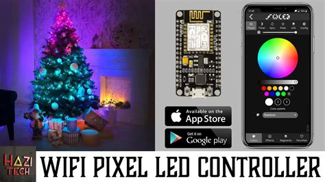 DIY App Controlled Smart Christmas Lights | Control Pixel LEDs via Wi ...