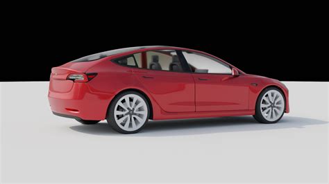 Tesla Model 3 All Colors 3D Model - TurboSquid 2084810