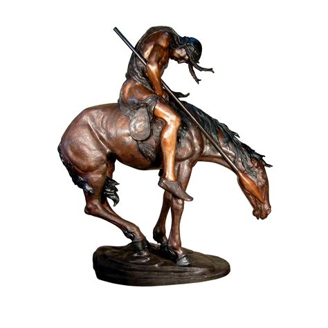 Bronze 'End of Trail' Indian on Horse Sculpture | Metropolitan Galleries Inc.