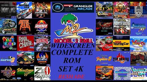 Sega Model 2 Emulator 4K Full Rom Pack All Games Gameplay Videos Widescreen Mod Scripts. - YouTube