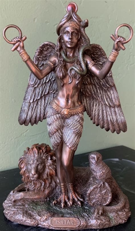 Ishtar Goddess of Love and War 8.75 inch Statue