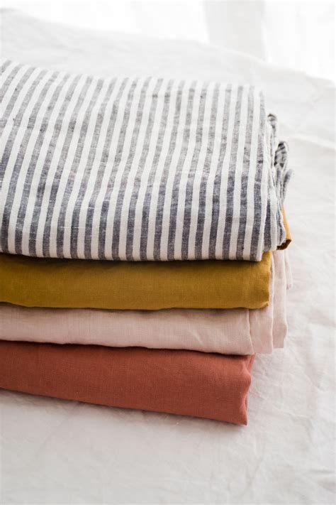 Stacks of our favourite linen colours – My Blog | Linen bed cover, Bed ...