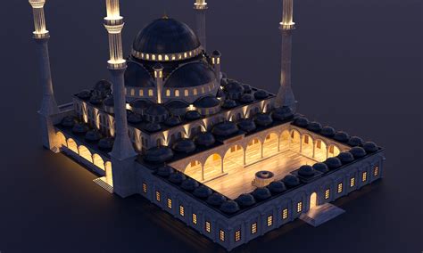 3d mosque model