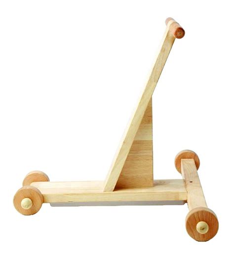 Buy Traditional Push wagon in Natural Finish by Ariro Toys Online ...