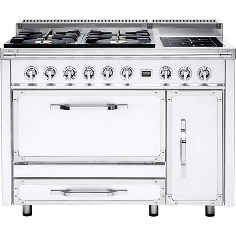 Viking - 6.2 Cu. Ft. Freestanding Double Oven Dual Fuel Convection Range - Antique white at ...