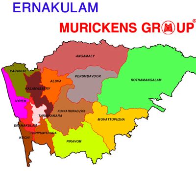 Map Of Ernakulam District Kerala - Bobbie Stefanie