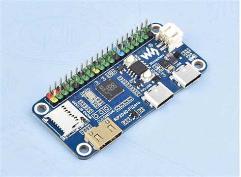 Waveshare RP2040-PiZero – A Raspberry Pi RP2040 board with Raspberry Pi Zero form factor ...