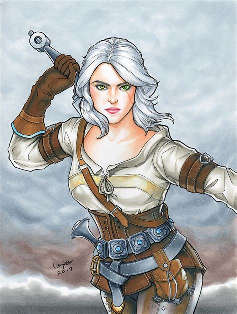 Ciri from Witcher Commission by WeijiC on DeviantArt