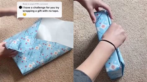 WATCH: Tik Tok video shows how to wrap gifts with NO tape - LMFM