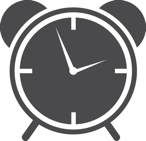 White Clock Vector Png - Clip Art Library