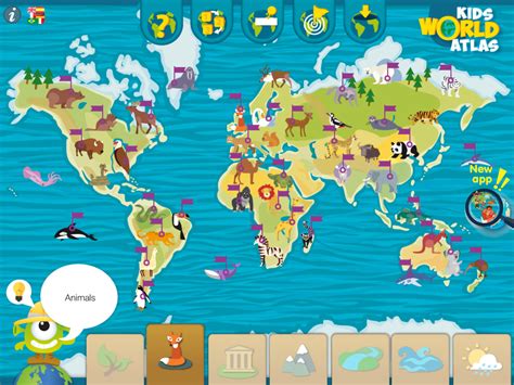 Kids World Atlas - An iPad App for Learning About Animals Around the ...