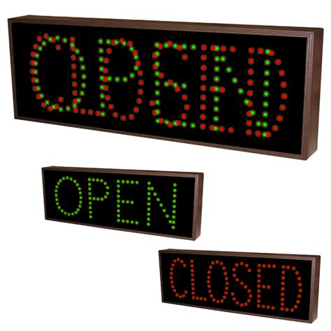 Outdoor Lighted Open Sign 5877 | Drive Thru Bank Signs | Lightbox Shop