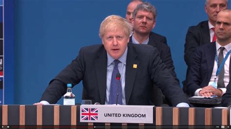 NATO Secretary General and UK Prime Minister Johnson at NATO Summit