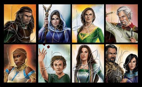 Wheel of Time artist with amazing character cards! | Wheel of time ...