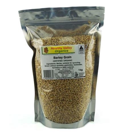 Barley Grain for Sprouting, Organic - Go Raw Organics