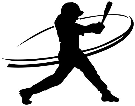 Baseball Batter Silhouette Clip Art at GetDrawings | Free download